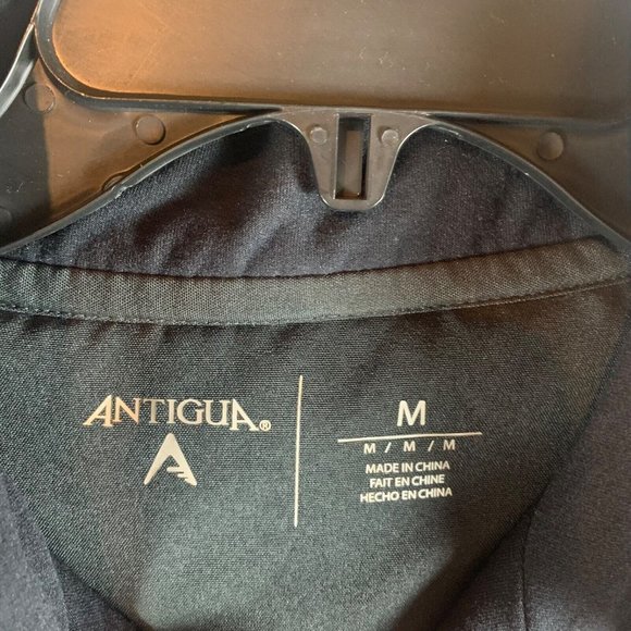 Antigua West Virginia Mountaineers Fortune Women's 1/2 Zip Gray Jacket Sz M 8974 - Picture 3 of 9